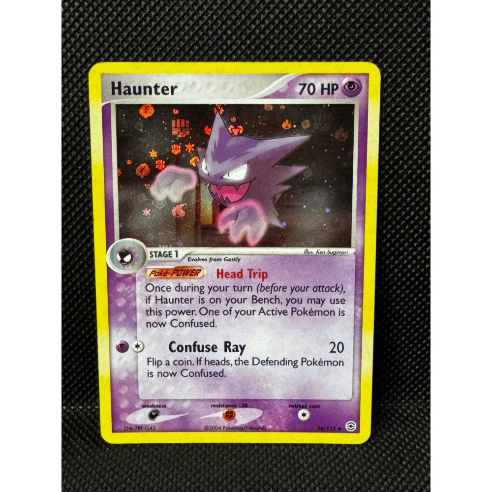 Haunter 34/112 - EX FireRed & LeafGreen / Reverse Holo