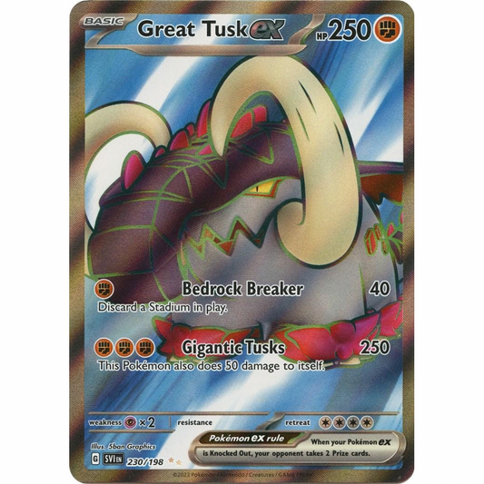 Great Tusk ex 230/198 - Scarlet & Violet