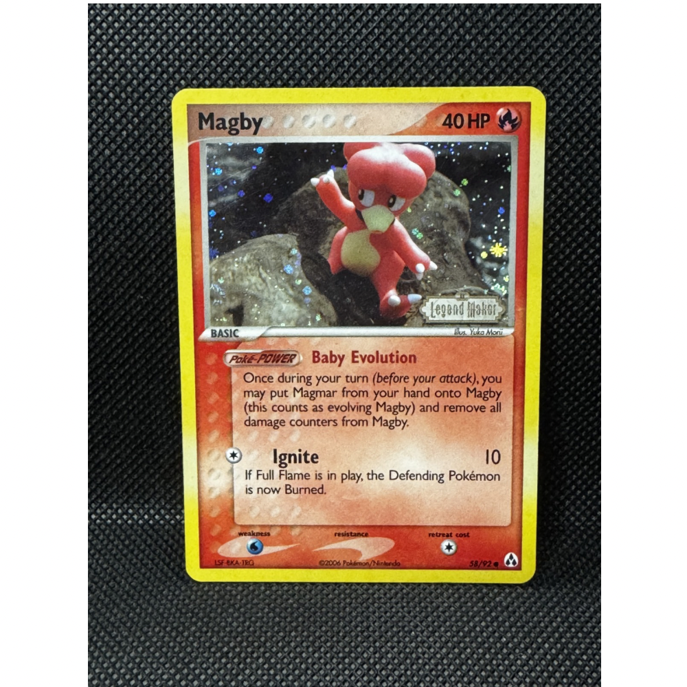 Magby 58/92 - EX Legend Maker / Reverse