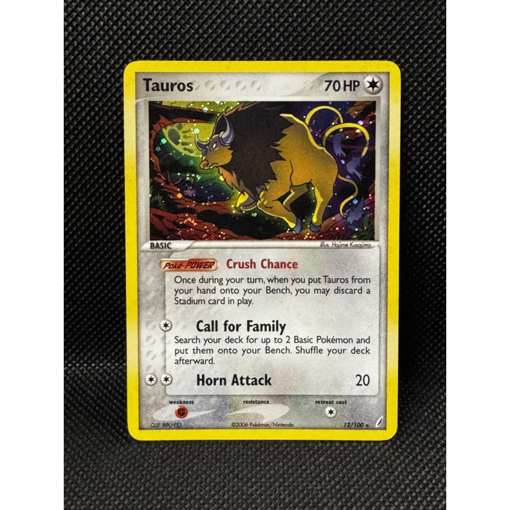 Tauros 12/100 - EX Crystal Guardians