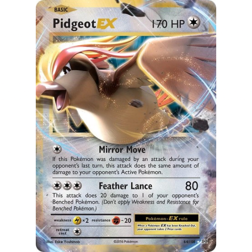 Pidgeot EX 64/108 - Evolutions