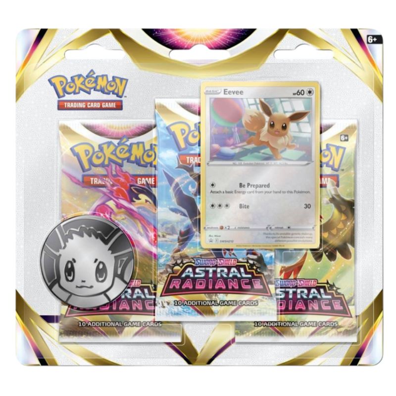 Pokémon TCG: Sword & Shield - Astral Radiance 3-Pack Blister / Eevee