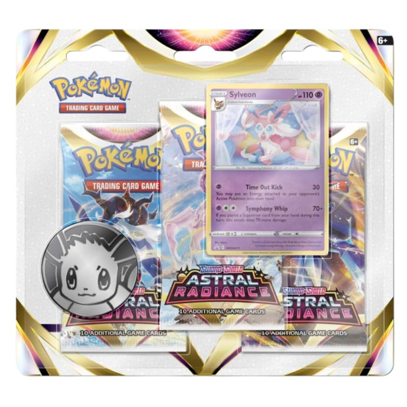 Pokémon TCG: Sword & Shield - Astral Radiance 3-Pack Blister / Sylveon