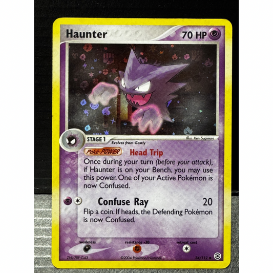 Haunter 34/112 - EX FireRed & LeafGreen / Reverse