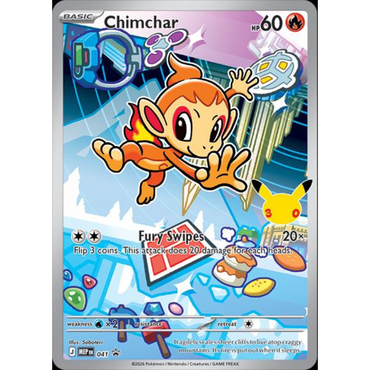 Chimchar - MEP 041 - MEP Black Star Promos