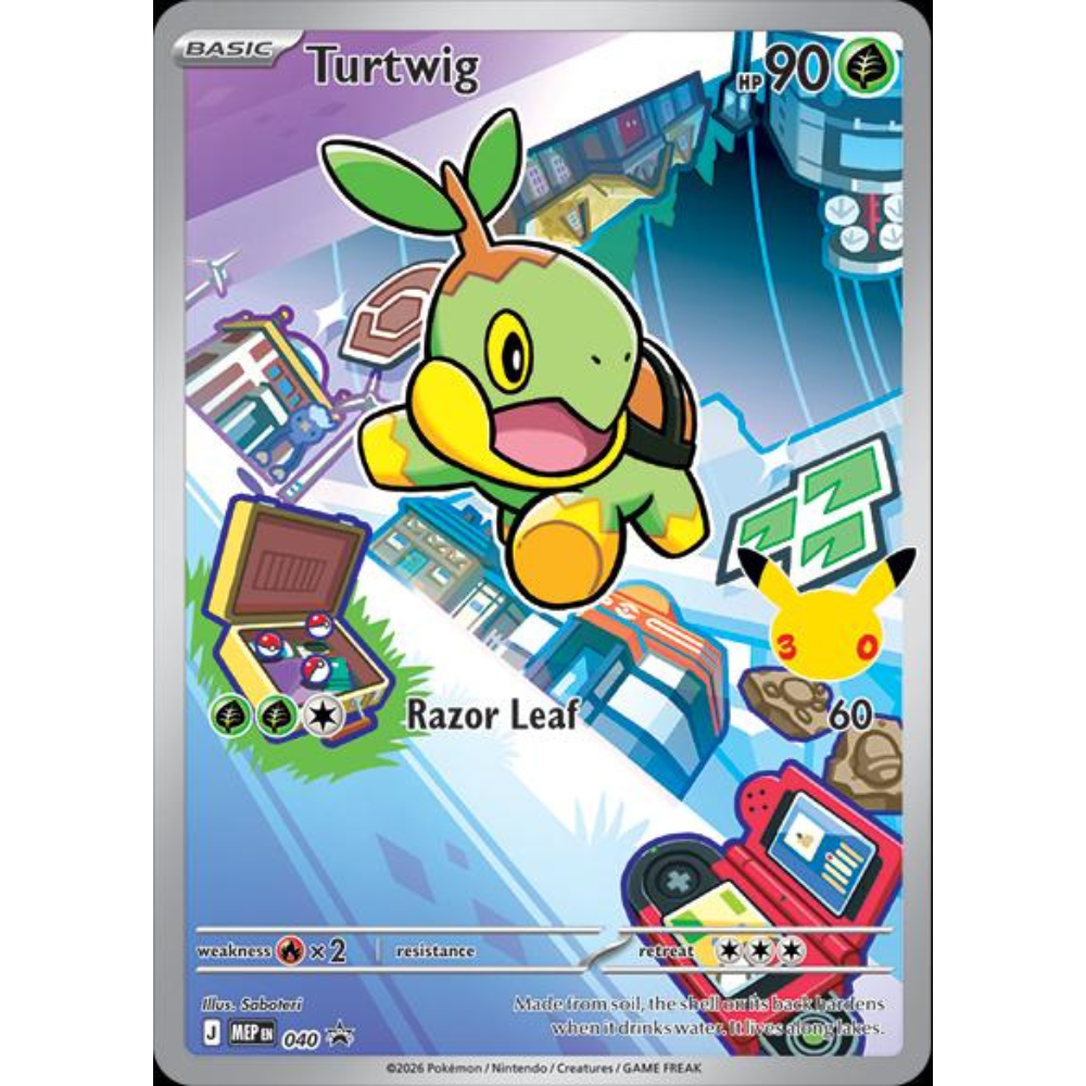 Turtwig - MEP 040 - MEP Black Star Promos