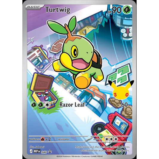 Turtwig - MEP 040 - MEP Black Star Promos