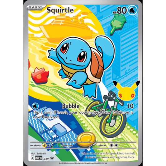 Squirtle - MEP 039 - MEP Black Star Promos