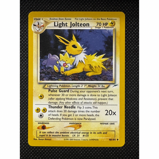 Light Jolteon 48/105 - Neo Destiny