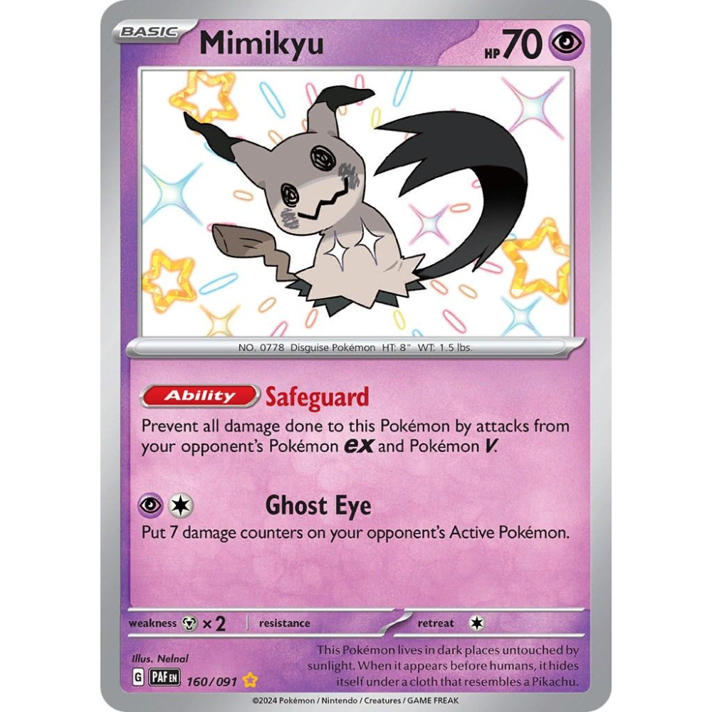Mimikyu - 160/091 - Paldean Fates