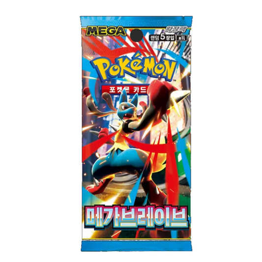 Pokémon TCG - Mega Brave m1L Booster Pack - Korean