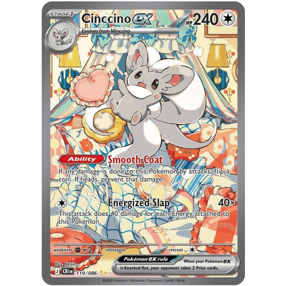 Cinccino ex 119/086 - Chaos Rising