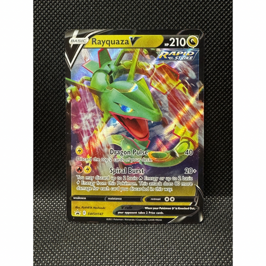 Rayquaza V SWSH 147 - SWSH Black Star Promos