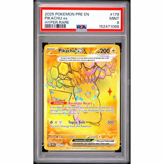 Pikachu ex 179/131 - Prismatic Evolutions / PSA 9