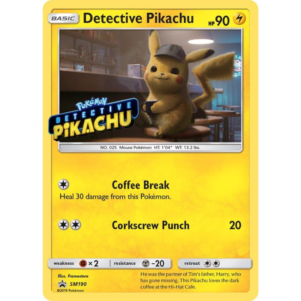 Detective Pikachu SM 190 - SM Black Star Promos