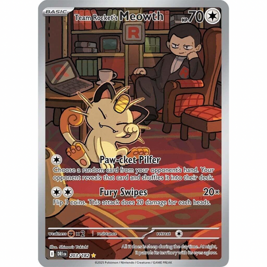 Team Rocket's Meowth 203/182 - Destined Rivals