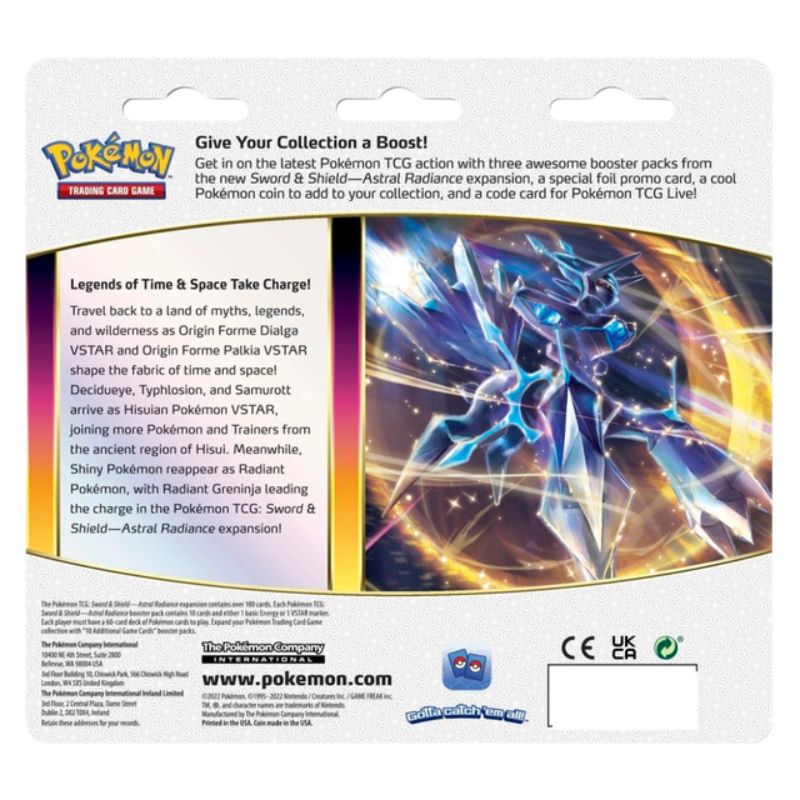 Pokémon TCG: Sword & Shield - Astral Radiance 3-Pack Blister / Sylveon