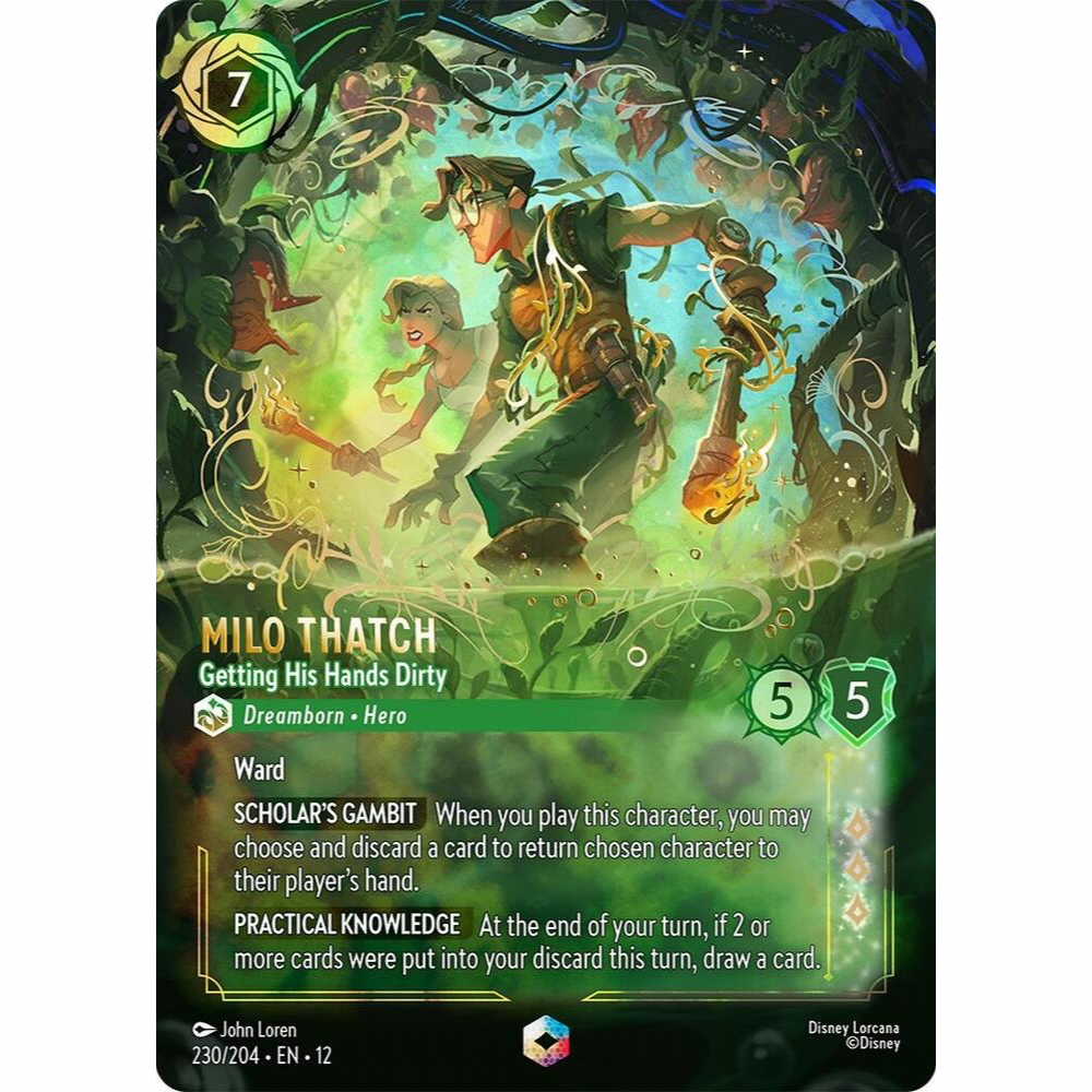 Milo Thatch - Getting His Hands Dirty 230/204 - Wilds Unknown