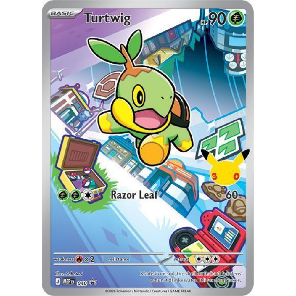 Turtwig MEP 040 - MEP Black Star Promos