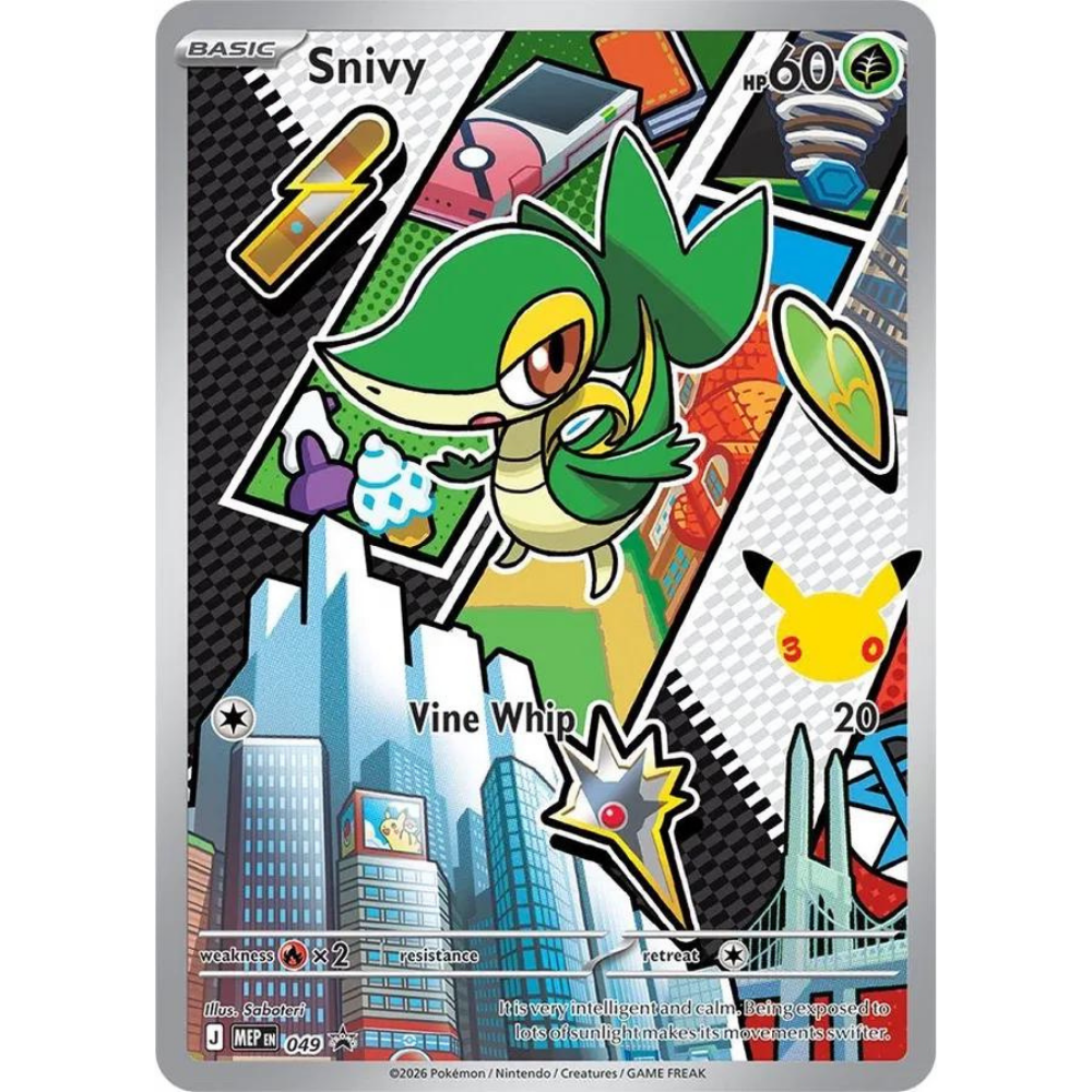 Snivy MEP 049 - MEP Black Star Promos