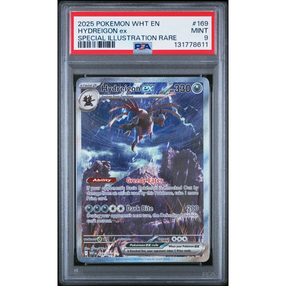 Hydreigon ex 169/086 - White Flare / PSA 9