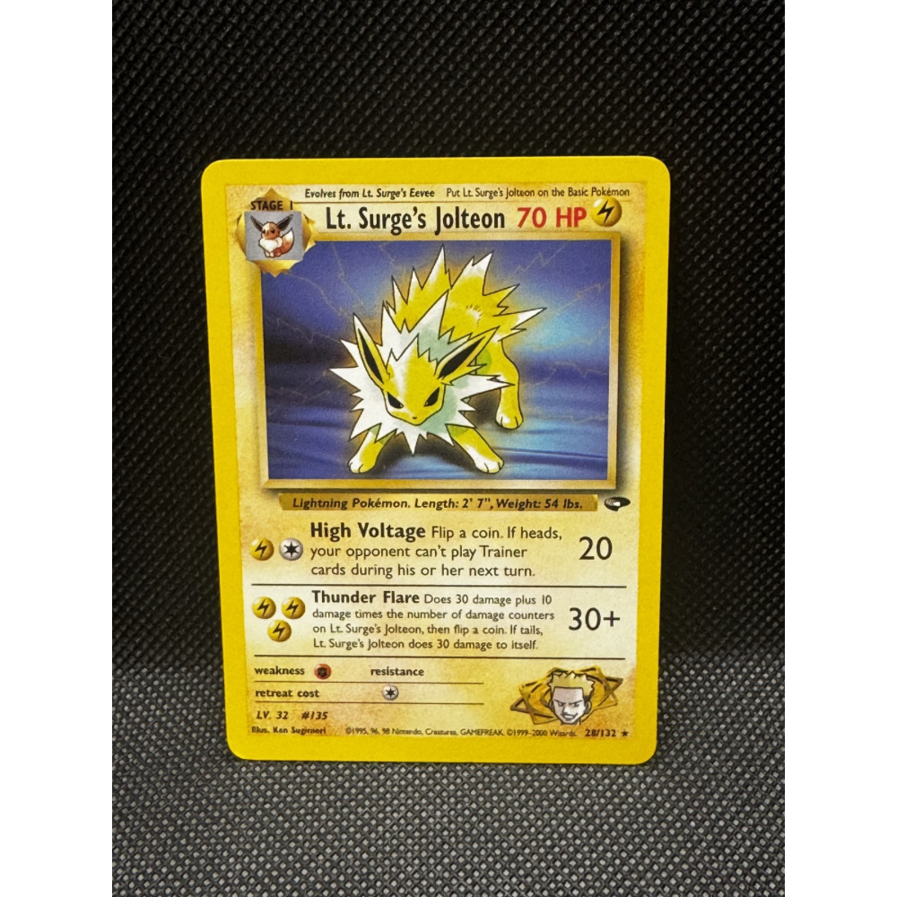 Lt. Surge's Jolteon 28/132 - Gym Challenge