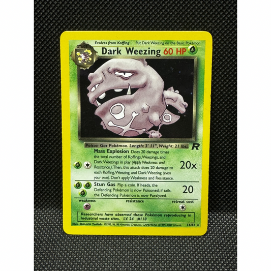 Dark Weezing 14/82 - Team Rocket