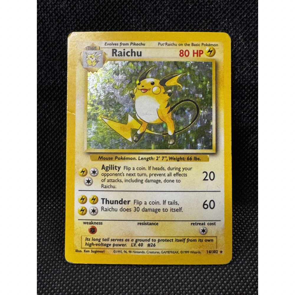 Raichu 14/102 - Base Set
