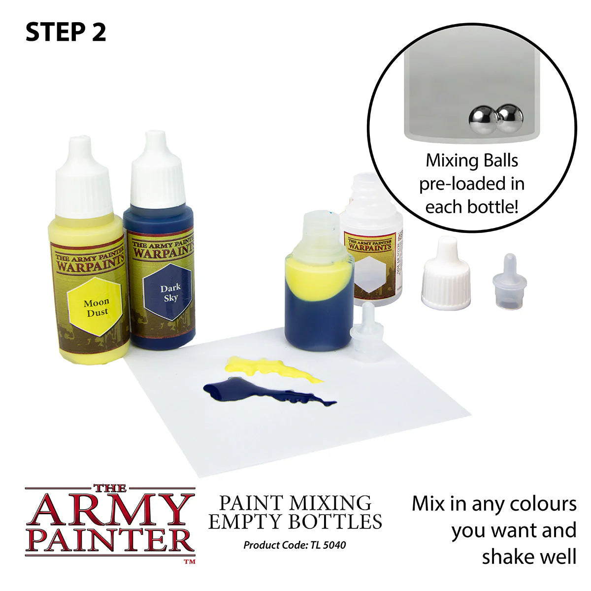 The Army Painter - Paint Mixing Empty Bottles
