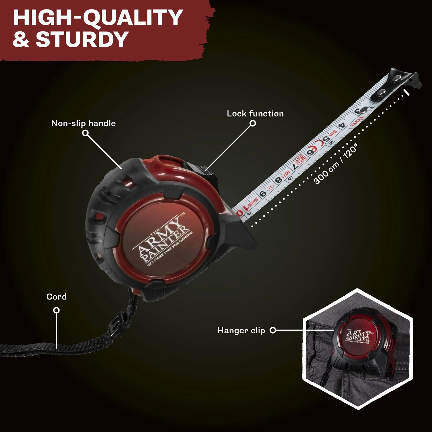 The Army Painter - Rangefinder Tape Measure