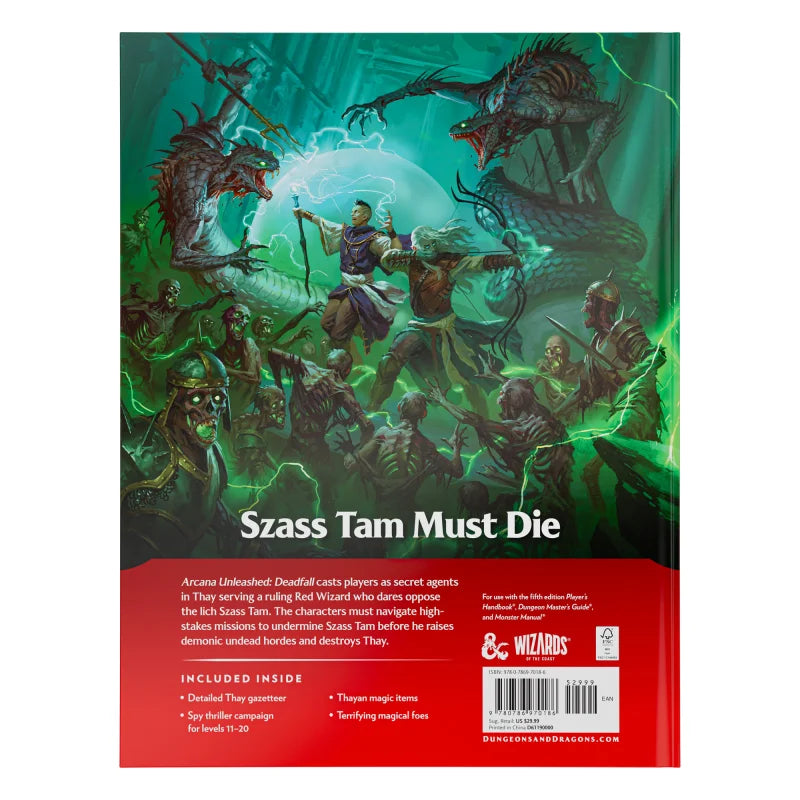 D&D - Arcana Unleashed: Deadfall Hard Cover