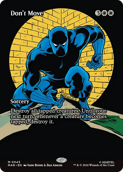 Don't Move - Marvel Universe (MAR)