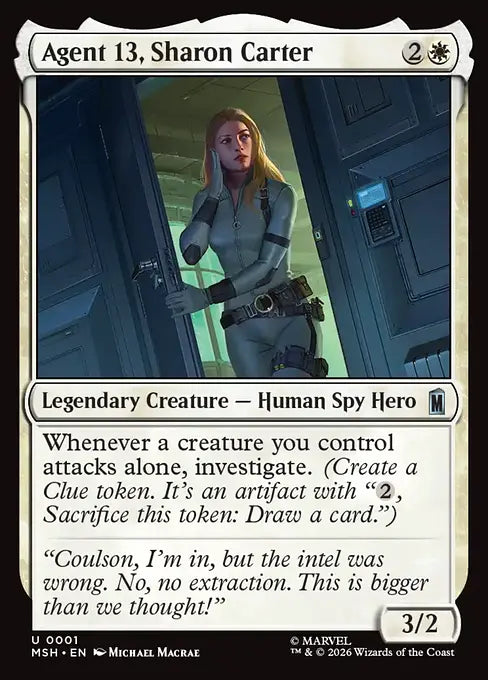 Agent 13, Sharon Carter - Marvel Super Heroes