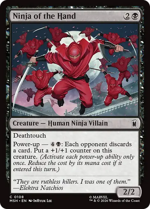 Ninja of the Hand - Marvel Super Heroes