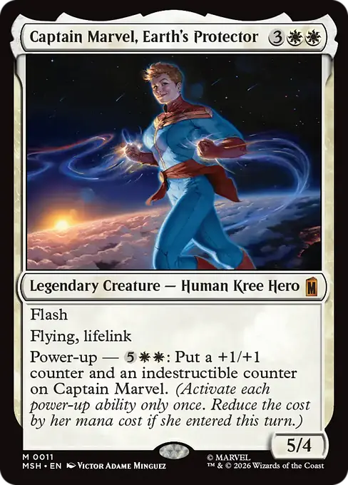 Captain Marvel, Earth's Protector - Marvel Super Heroes