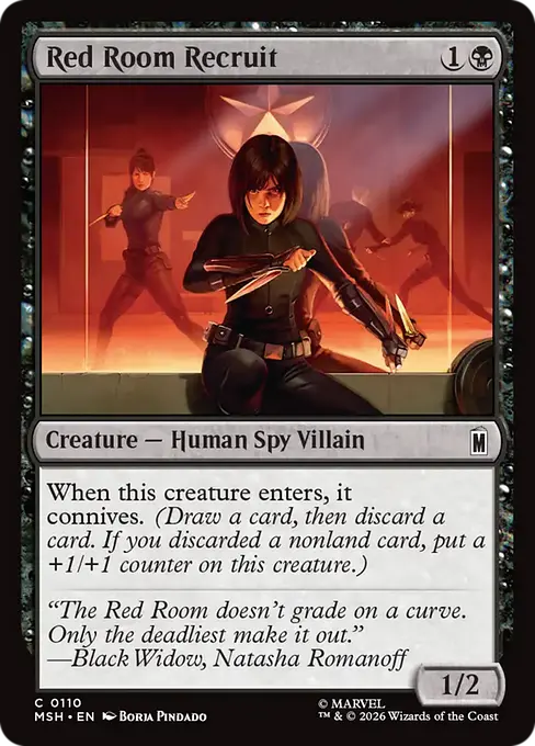 Red Room Recruit - Marvel Super Heroes