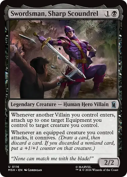 Swordsman, Sharp Scoundrel - Marvel Super Heroes