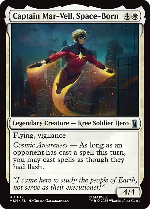 Captain Mar-Vell, Space-Born - Marvel Super Heroes