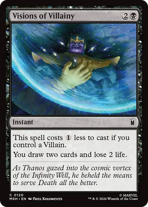 Visions of Villainy - Marvel Super Heroes