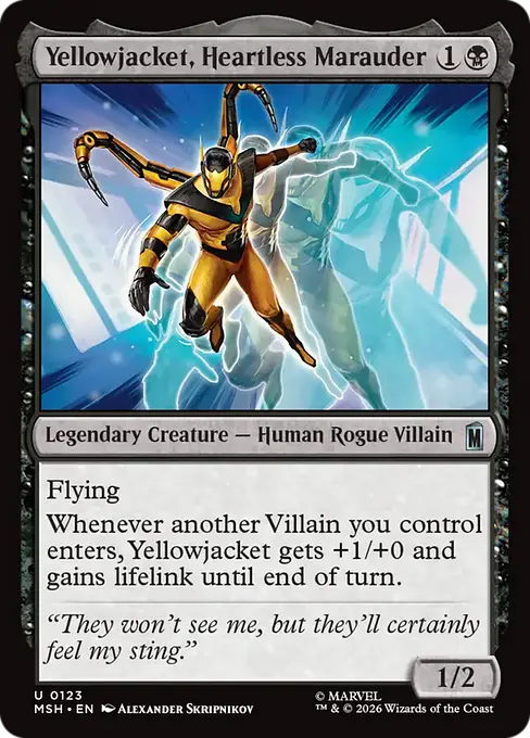 Yellowjacket, Heartless Marauder - Marvel Super Heroes