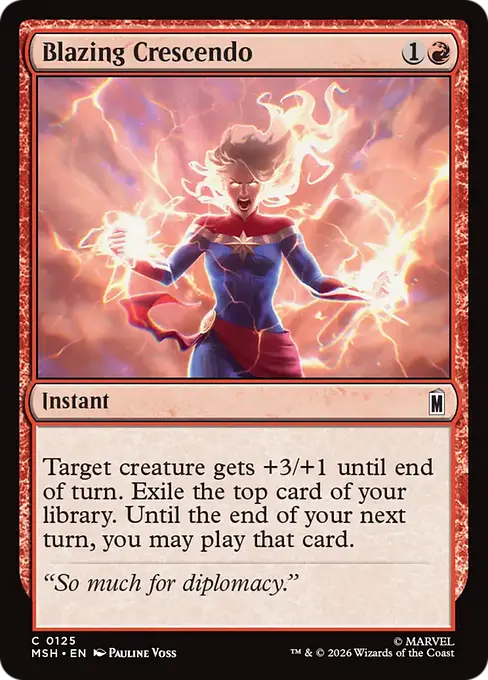 Blazing Crescendo - Marvel Super Heroes