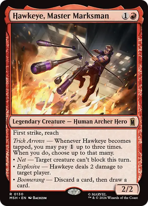 Hawkeye, Master Marksman - Marvel Super Heroes