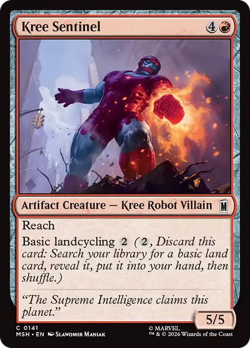 Kree Sentinel - Marvel Super Heroes