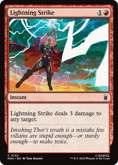 Lightning Strike - Marvel Super Heroes