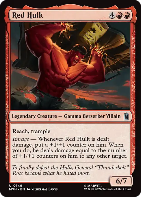 Red Hulk - Marvel Super Heroes