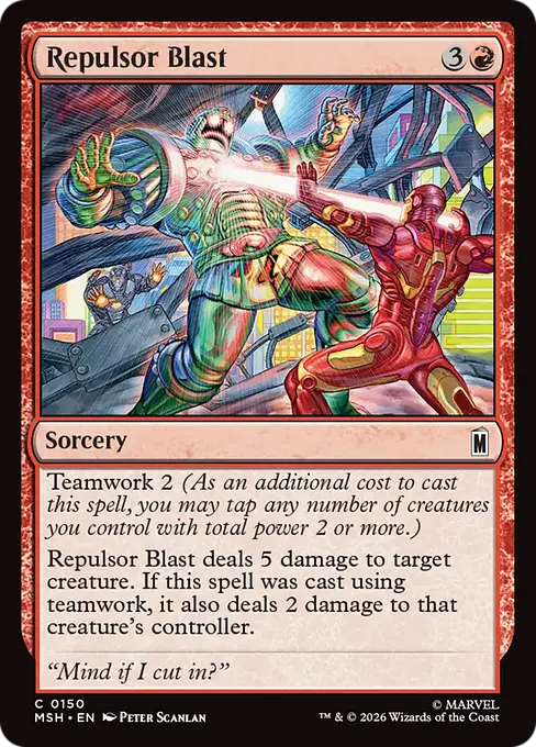Repulsor Blast - Marvel Super Heroes