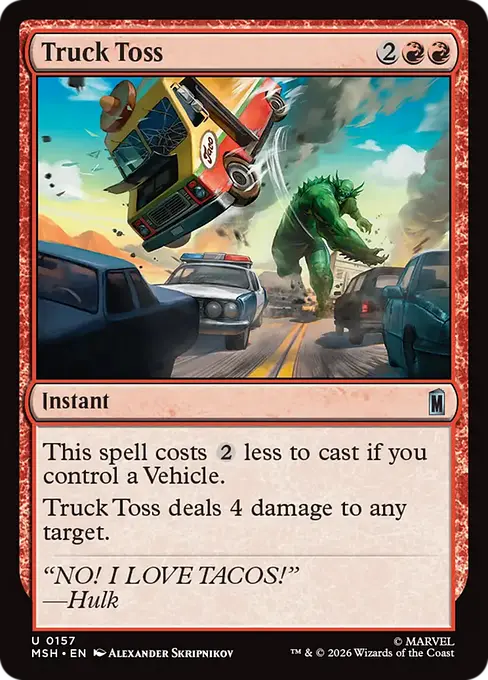 Truck Toss - Marvel Super Heroes