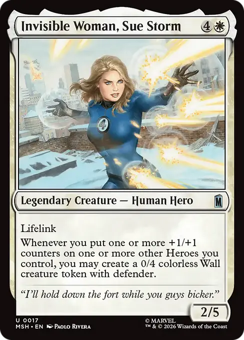 Invisible Woman, Sue Storm - Marvel Super Heroes