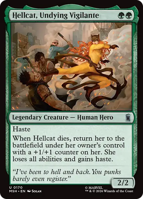 Hellcat, Undying Vigilante - Marvel Super Heroes