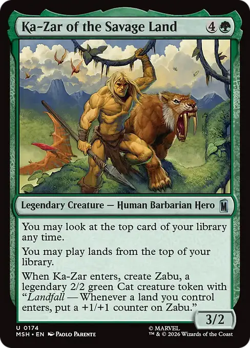 Ka-Zar of the Savage Land - Marvel Super Heroes